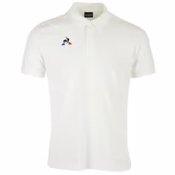 Polo Le Coq Sportif Presentation - Manches Courtes - Homme - Blanc - Respirant
