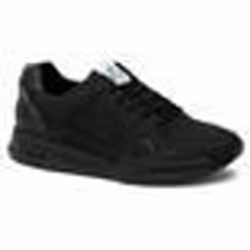 Baskets LE COQ SPORTIF LCS R100 VG Ventile Triple Black - noir - Homme - Textile - Lacets - Plat