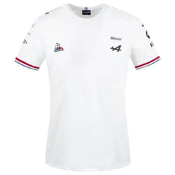 T-shirt Enfant Alpine Renault F1 Team SS Racing Officiel F1 - Blanc - ALPINE - Manches courtes - Multisport