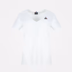 T-shirt femme Le Coq Sportif Ess Col V N°1