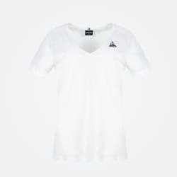 T-shirt femme Le Coq Sportif Ess Col V N°1