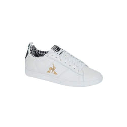 Baskets femme Le Coq Sportif Courtclassic Pied De Poule - white/black - 38