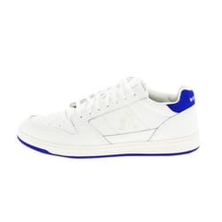 Basket Le coq sportif Breakpoint - Blanc - Cuir - Mixte - Lacets plats - Semelle extérieure en caoutchouc