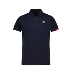 Polo Le coq sportif Arthur Ashe Heritage - Bleu - Manches courtes - Adulte - Tennis - Respirant - Homme