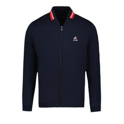 Sweat Le coq sportif Heritage - Homme - Réf. 2221013-SKY-CAPTAIN - Col rond - Manches longues - Fermeture éclair
