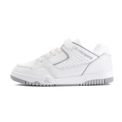 Basket Le coq sportif LCS T1000 Cadet - Blanc - Tige en cuir - Fermeture à scratchs