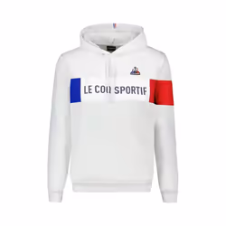 Sweat Le Coq Sportif Essential tricolore Homme Blanc