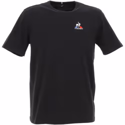 Tee-shirt Le coq sportif ESSENTIEL - Noir - Coupe droite - Manches courtes - Col arrondi