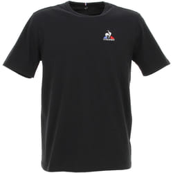 Tee-shirt Le coq sportif ESSENTIEL - Noir - Coupe droite - Manches courtes - Col arrondi