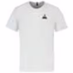 Tee shirt Le Coq Sportif Ess Tee SS N°4 M - Blanc - Homme - 100% coton - Manches courtes - Col arrondi