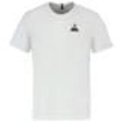 Tee shirt Le Coq Sportif Ess Tee SS N°4 M - Blanc - Homme - 100% coton - Manches courtes - Col arrondi
