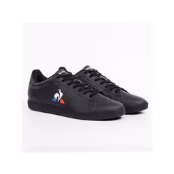Baskets - LE COQ SPORTIF - Courtset - Cuir - Lacets plats - Homme