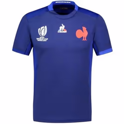 Maillot Replica Homme XV de France - Coupe du Monde de Rugby 2023 - Bleu - Homme - Manches courtes - Rugby