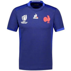 Maillot Replica Homme XV de France - Coupe du Monde de Rugby 2023 - Bleu - Homme - Manches courtes - Rugby