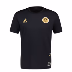 T shirt Le Coq Sportif Macaron Paris Homme Noir