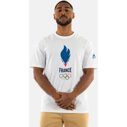 T shirt Le Coq Sportif Olympique Paris Homme Blanc