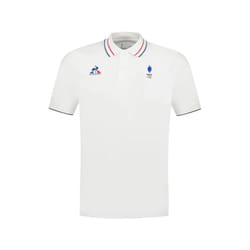 Polo Le Coq Sportif France Olympique Homme Blanc