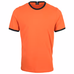 T-shirt Homme Le Coq Sportif Ess Tee Ss - Orange - Regular - Manches Courtes - Col Classique