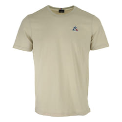 T-shirt coton droit - LE COQ SPORTIF - Homme - Beige - Manches courtes