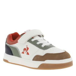 Baskets talon plat - LE COQ SPORTIF - Enfant - Synthétique - Garçon - Lacets - Plat