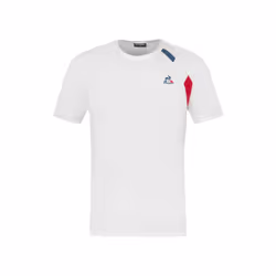 T shirt Le Coq Sportif N1 Tricolore Homme Blanc