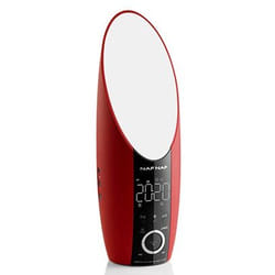 NAF NAF Electronique DNI050RED Radio portable Horloge Numérique Noir, Rouge