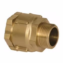 Raccord PE droit à serrage - M 1/2'' - Ø 25 mm - Rexuo - Huot Fixation à serrage ou à visser