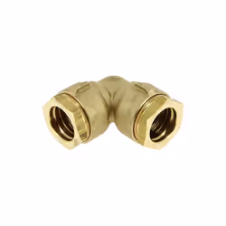 Coude laiton égal à compression PE Ø25 Raccord coudé laiton REXUO - A 90° à serrage extérieur, D25, pour tubes Polyétilène PE ...