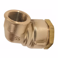 Raccord PE coudé 90° à serrage - F 1' - Ø 32 mm - Rexuo - Huot Fixation à serrage