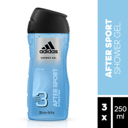 Adidas After Sport 3in1 250 ml Gel douche Hommes Corps et cheveux
