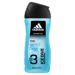 Adidas Ice Dive 250 ml Gel douche Hommes Corps et cheveux Fraicheur