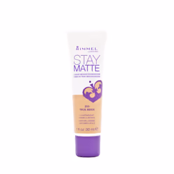 Rimmel Stay Matte Liquid Mousse Foundation, Tube, Crème, Peau normale, True Beige, 30 ml, e6a580