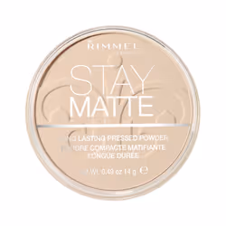 Rimmel Stay Matte Pressed Powder, Peach Glow, Vase, Poudre compacte, Mat, 14 ml, Femmes