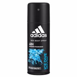 Adidas Ice Dive, Hommes, Déodorant, Déodorant spray, Spray, 150 ml, Géranium, Menthe, Musc
