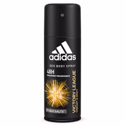 Adidas Victory Leaque, Hommes, Déodorant, Déodorant spray, Spray, 150 ml, Bergamote, Cèdre, Cannelle, Vanille