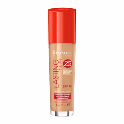 Rimmel Fond de teint avec sérum confort Lasting Finish 25HR 400 Natural Beige 30ml, Flacon pompe, Liquide, Hydratant, Hydrata ...