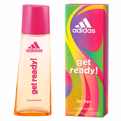 Adidas Get ready!, Femmes, Été, 50 ml, Orange, Melon d'eau, Lotus, Musc, Grenadine
