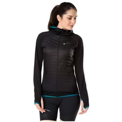 Veste Doudoune Running Femme Activ Hybrid Noir - RAIDLIGHT AH 2019