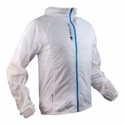 Veste Running Homme RAIDLIGHT Hyperlight Windproff Blanc / Gris PE 2019 - Coupe-vent Respirante Légère