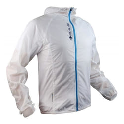 Veste Running Homme RAIDLIGHT Hyperlight Windproff Blanc / Gris PE 2019 - Coupe-vent Respirante Légère