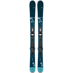 Pack Ski Dynastar Lemon Girl + Fixations Look Kid 4 Gw Black Vert Garçon
