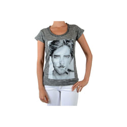 Tee Shirt Eleven Paris Berty W Robert Pattinson Gris Cotton Vintage