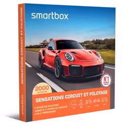 Coffret Cadeau SMARTBOX - Sensations circuit et pilotage - 1 session de pilotage pour 1 ou 2 personnes