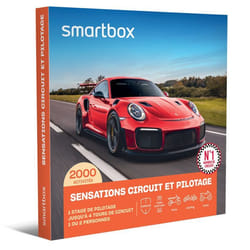Coffret Cadeau SMARTBOX - Sensations circuit et pilotage - 1 session de pilotage pour 1 ou 2 personnes