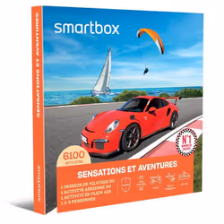 Coffret Cadeau SMARTBOX - Sensations et Aventures - 1 expérience à sensations pour 1 ou 2 personnes