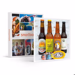 Coffret Cadeau SMARTBOX - Coffret de bières à savourer chez soi - 1 coffret de bières à domicile