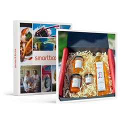 Coffret Cadeau SMARTBOX - Panier garni au choix de délicieuses spécialités culinaires livré à domicile - 1 panier gourmand à la
