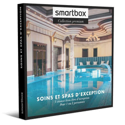 Coffret Cadeau SMARTBOX - Soins et spas dexception - 1 séance de bien-être jusqu’à 4h pour 1 ou 2 personnes