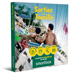 Coffret Cadeau SMARTBOX - Sorties en famille sensations - 1 sortie en famille pour minimum 1 adulte et 1 enfant