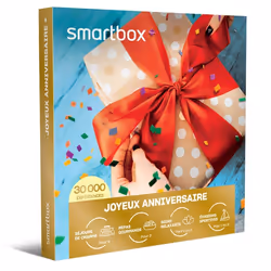 Coffret cadeau Smartbox - Joyeux anniversaire - 30000 activités
